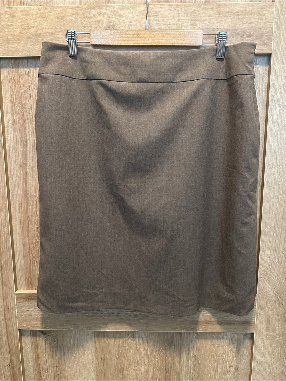 Tahari Brown Pencil Skirt